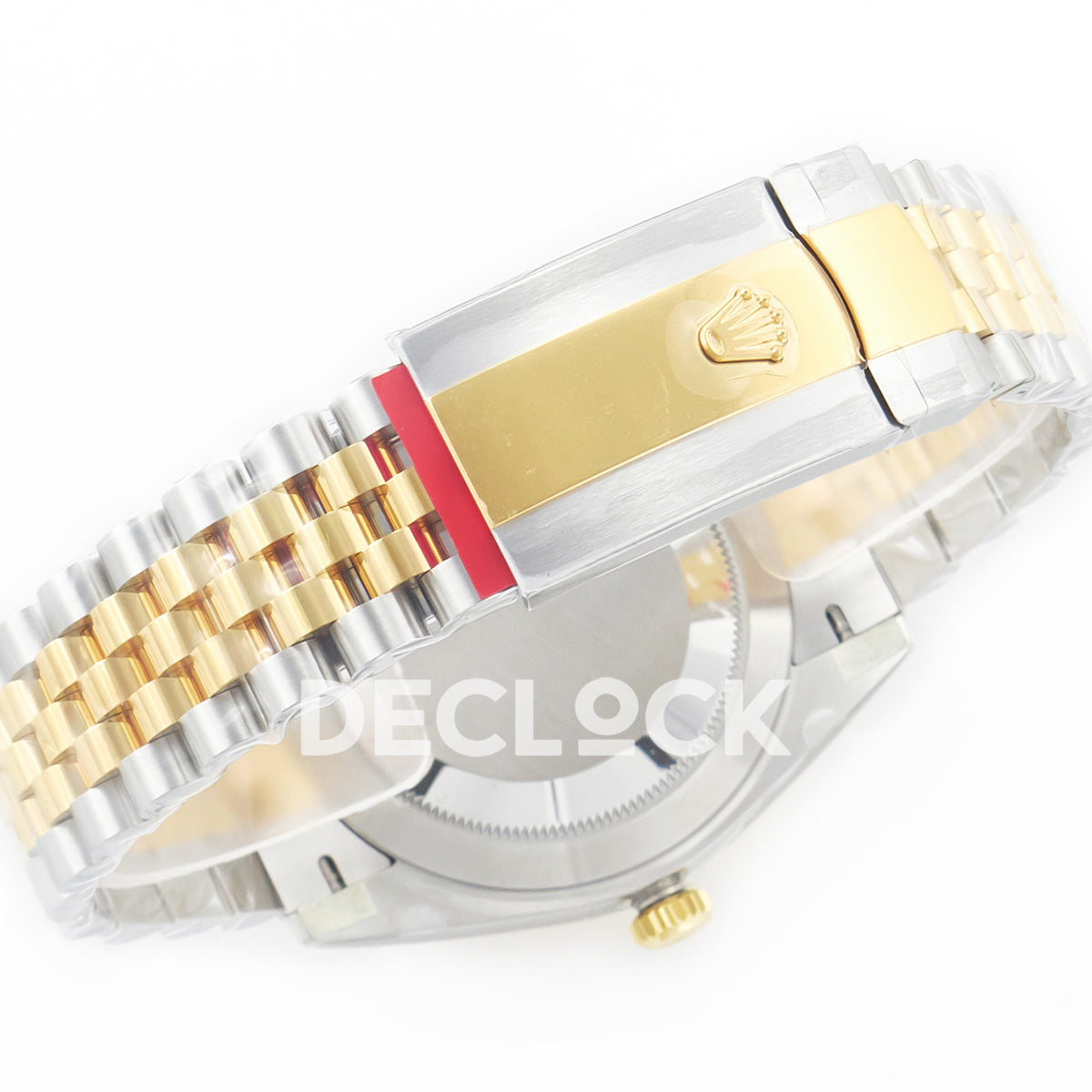 Rolex Datejust 41 126333 Black Yellow Gold Clean Jubilee — Κλειστό μπρασελέ και κούμπωμα