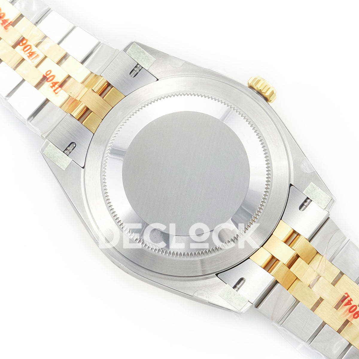 Rolex Datejust 41 126333 Black Yellow Gold Clean Jubilee — Πίσω καπάκι