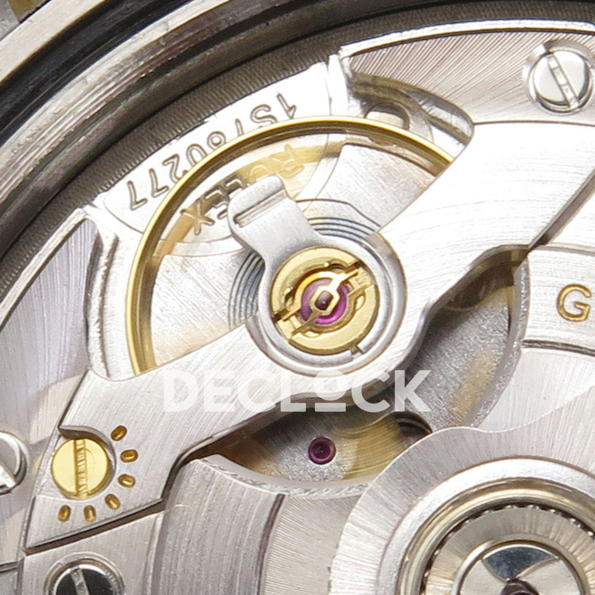 Rolex Datejust 41 126333 Grey Green Roman Oyster QF JH3235 Free Sprung replica - balance wheel and jewel macro
