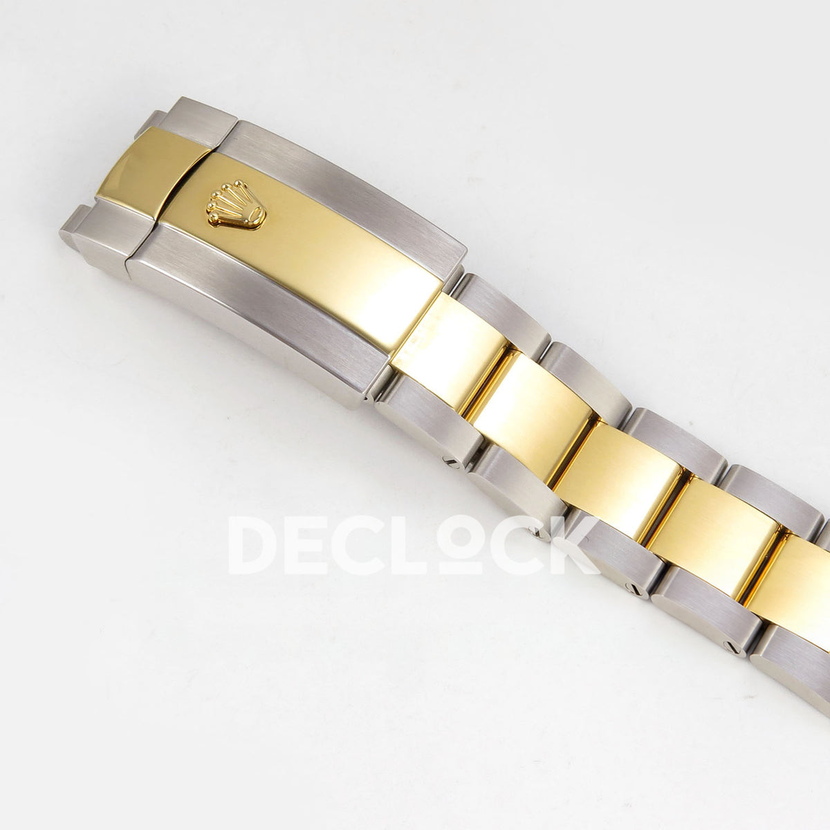 Rolex Datejust 41 126333 QF SS/YG silver gem dial, Oyster clasp exterior and two-tone bracelet
