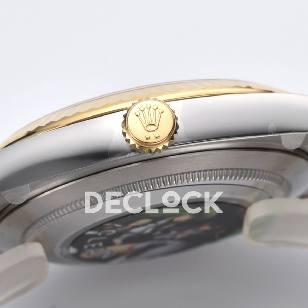 Rolex Datejust 41 126333 Slate Roman Jubilee — Προφίλ κάσας και κορώνα