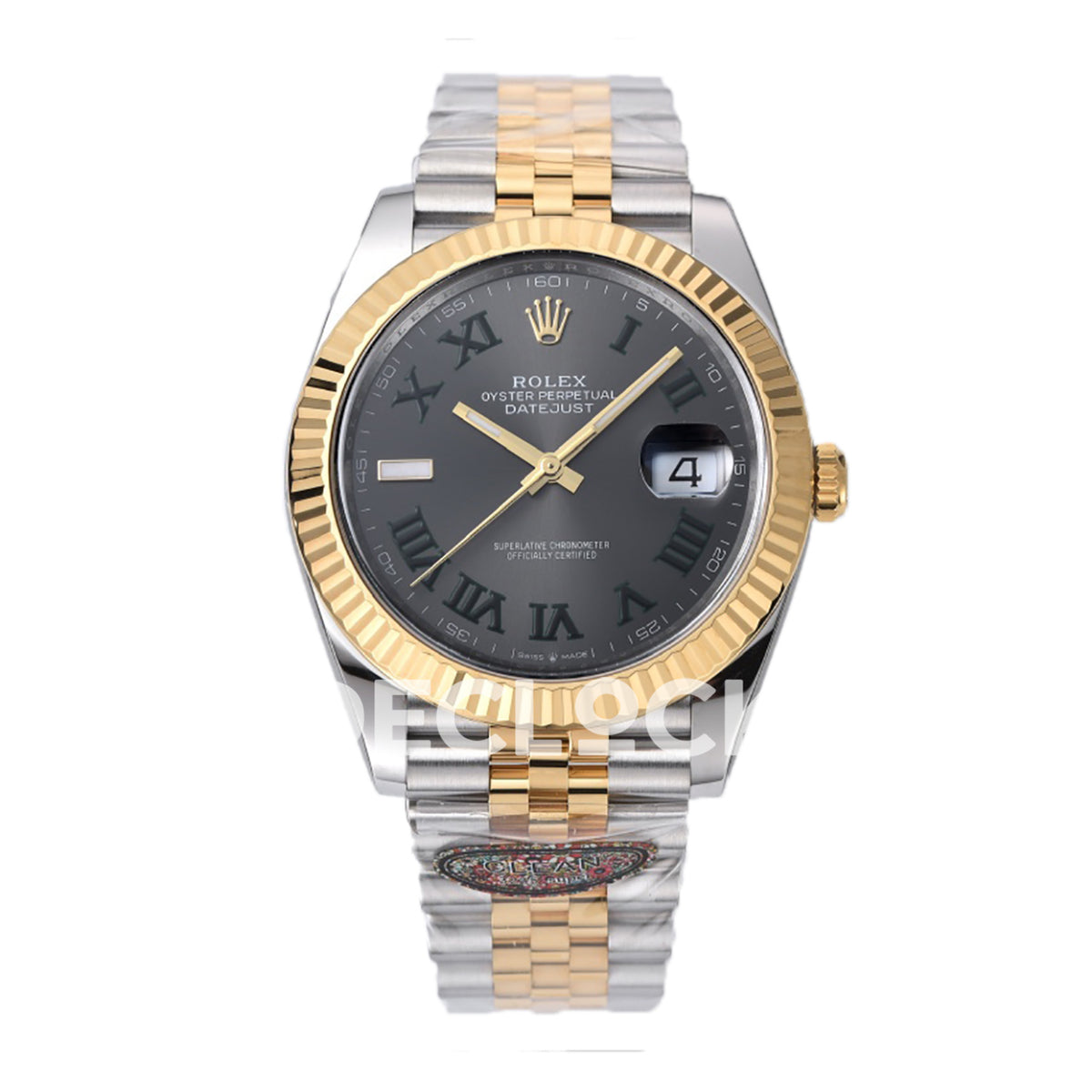 Rolex Datejust 41 126333 Slate Roman Jubilee — Μπροστινή όψη