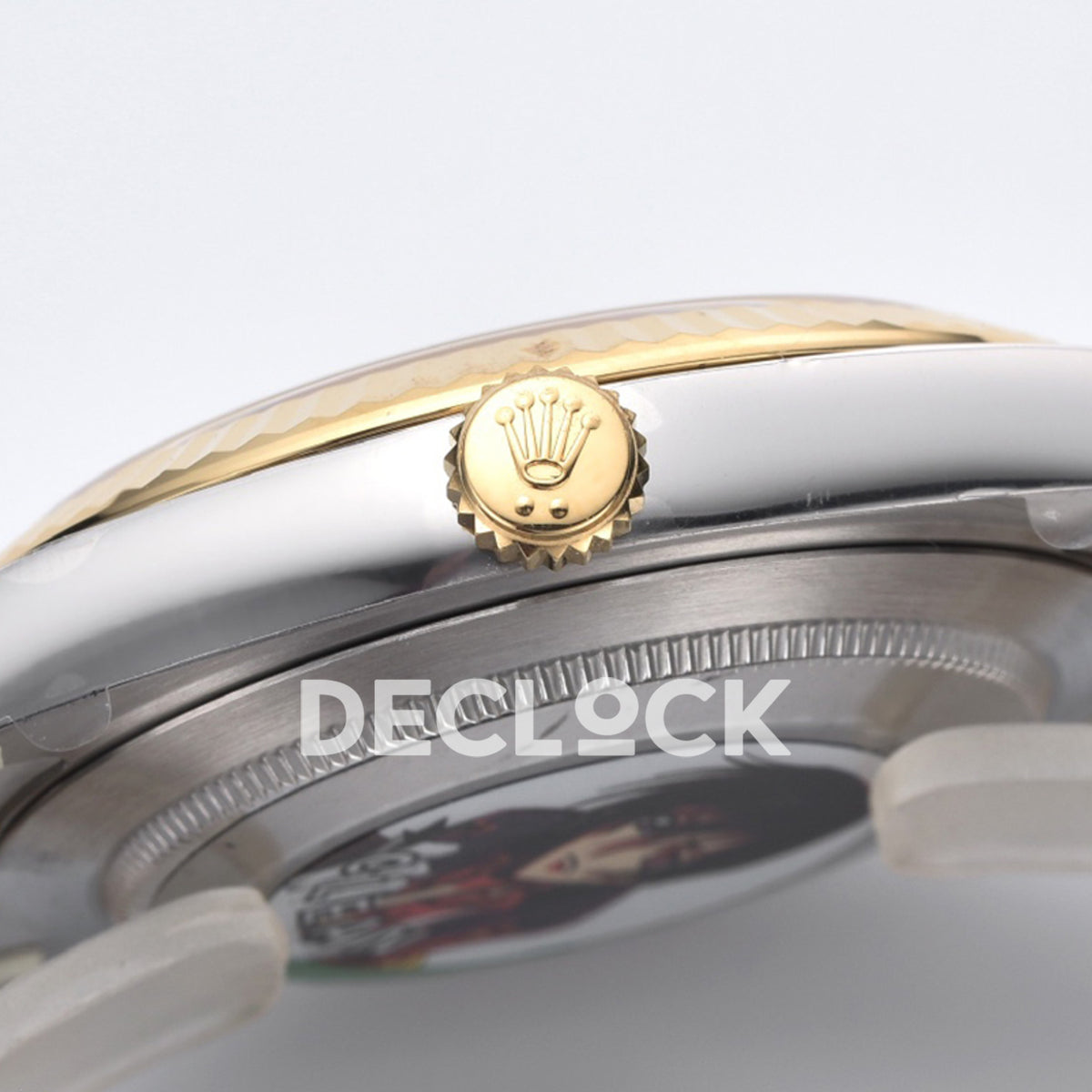 Rolex Datejust 41 126333 Slate Roman Oyster — Προφίλ κάσας και κορώνα