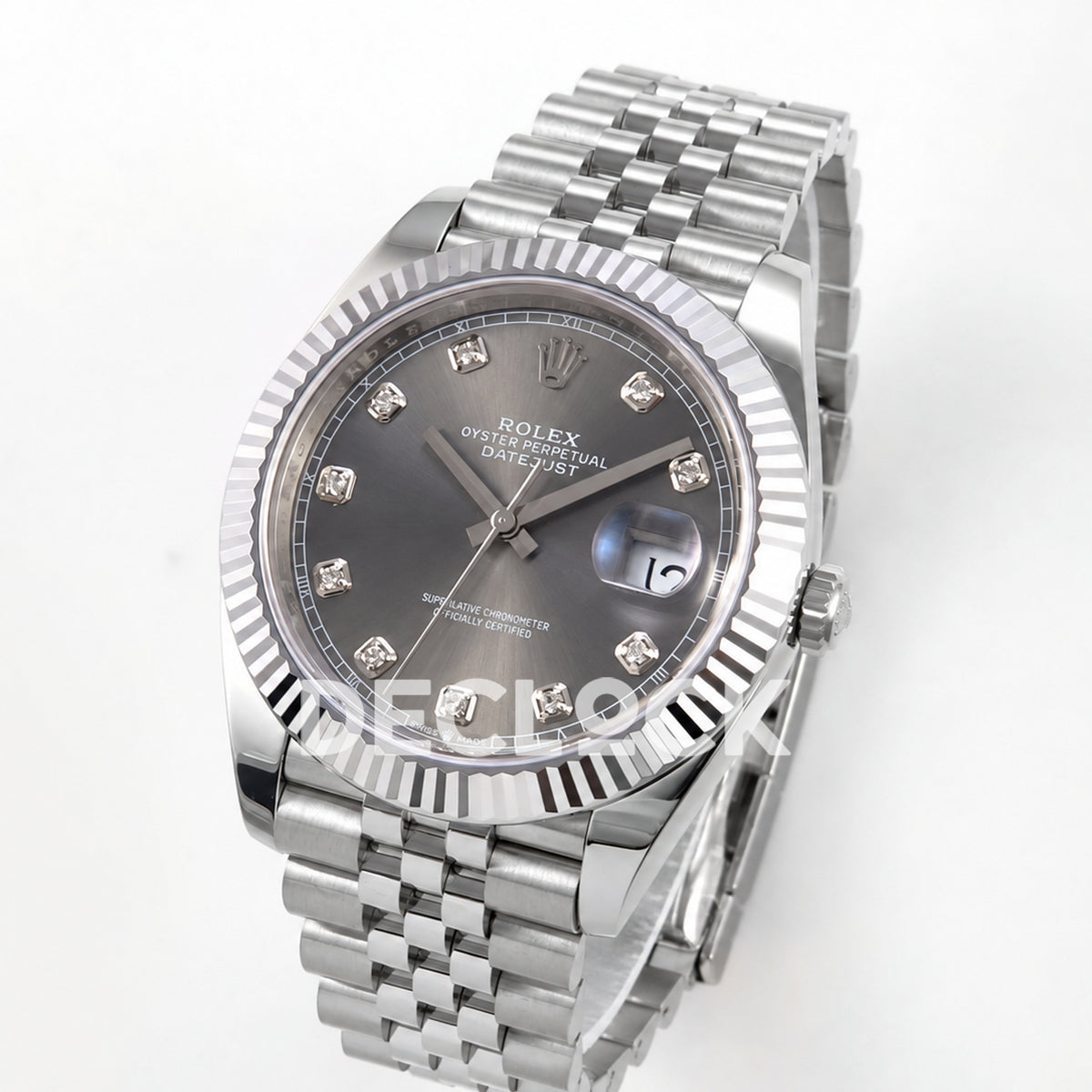 Rolex Datejust 41 126334 Grey Diamond Dial Jubilee MZF JH3235