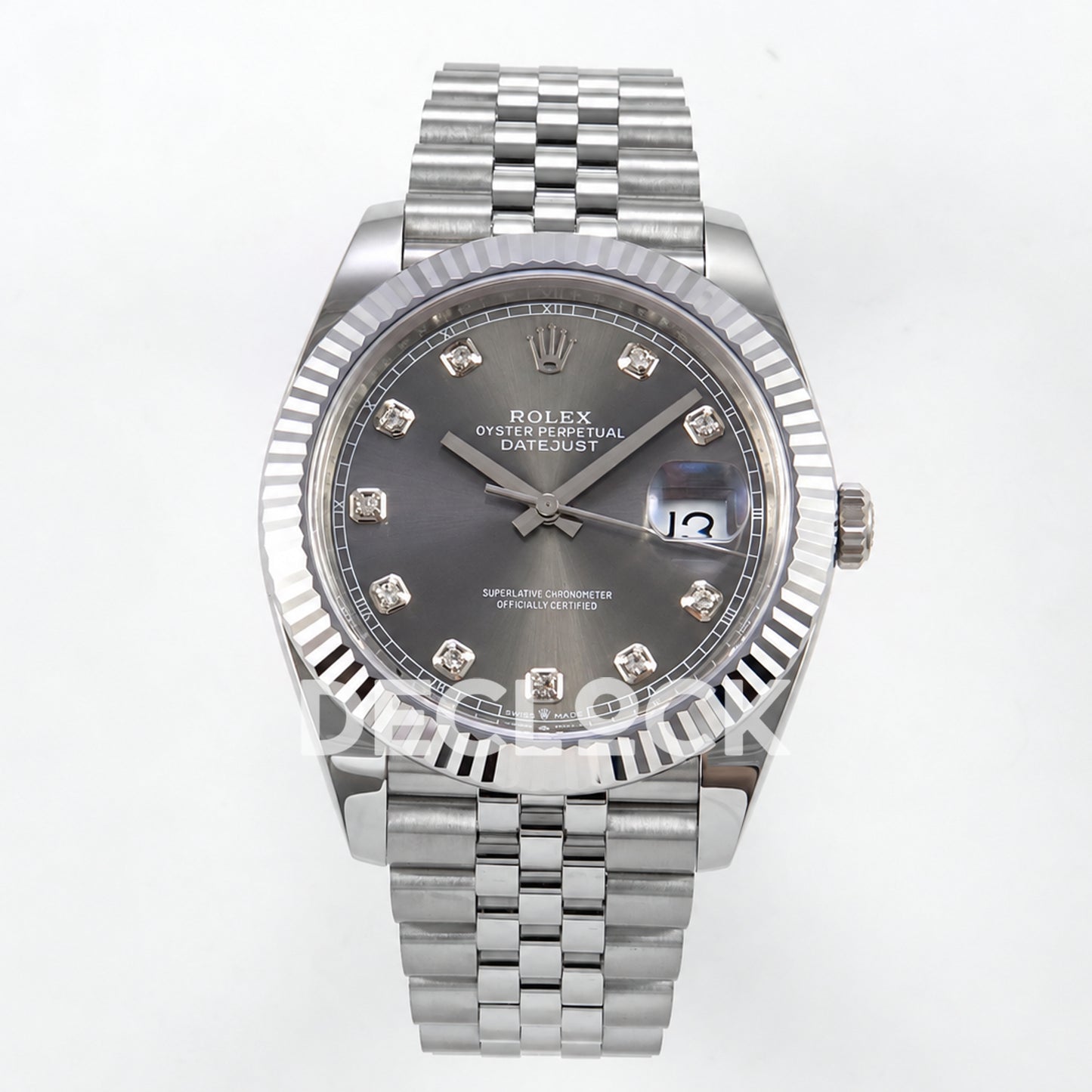 Rolex Datejust 41 126334 Grey Diamond Dial Jubilee MZF JH3235