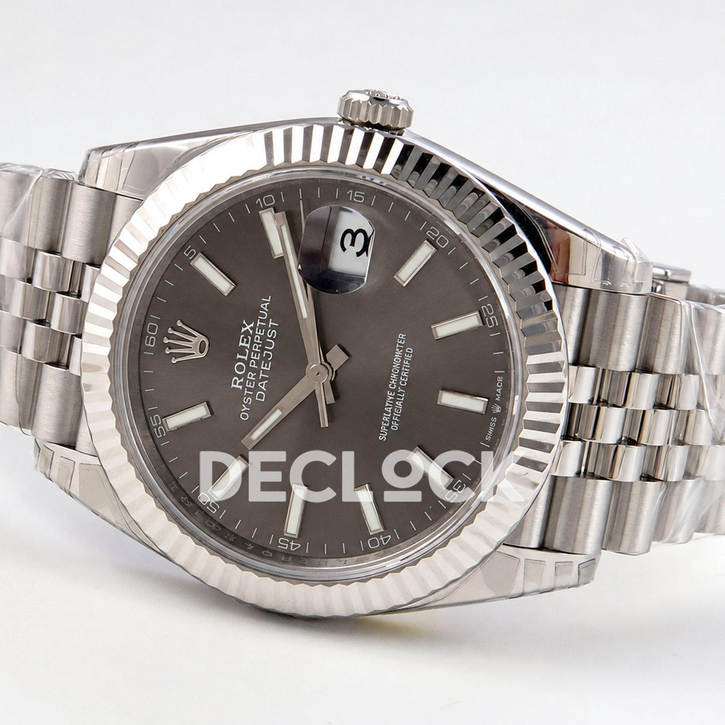 Rolex Datejust 41 126334 Grey Dial Jubilee VSF VS3235 V2 V2s