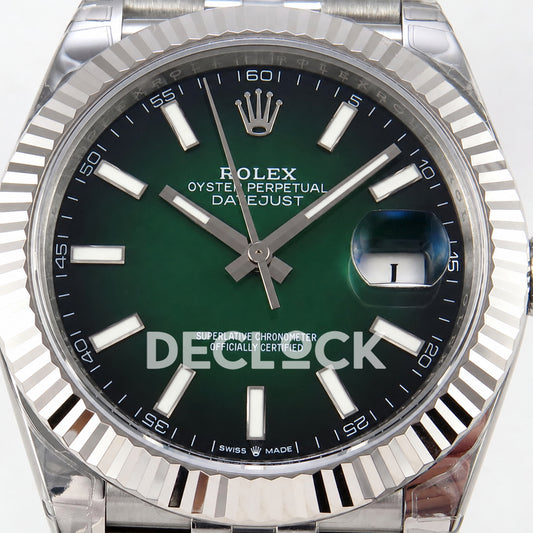 Rolex Datejust 41 126334 Green Ombre Jubilee VSF VS3235 V2 V2s