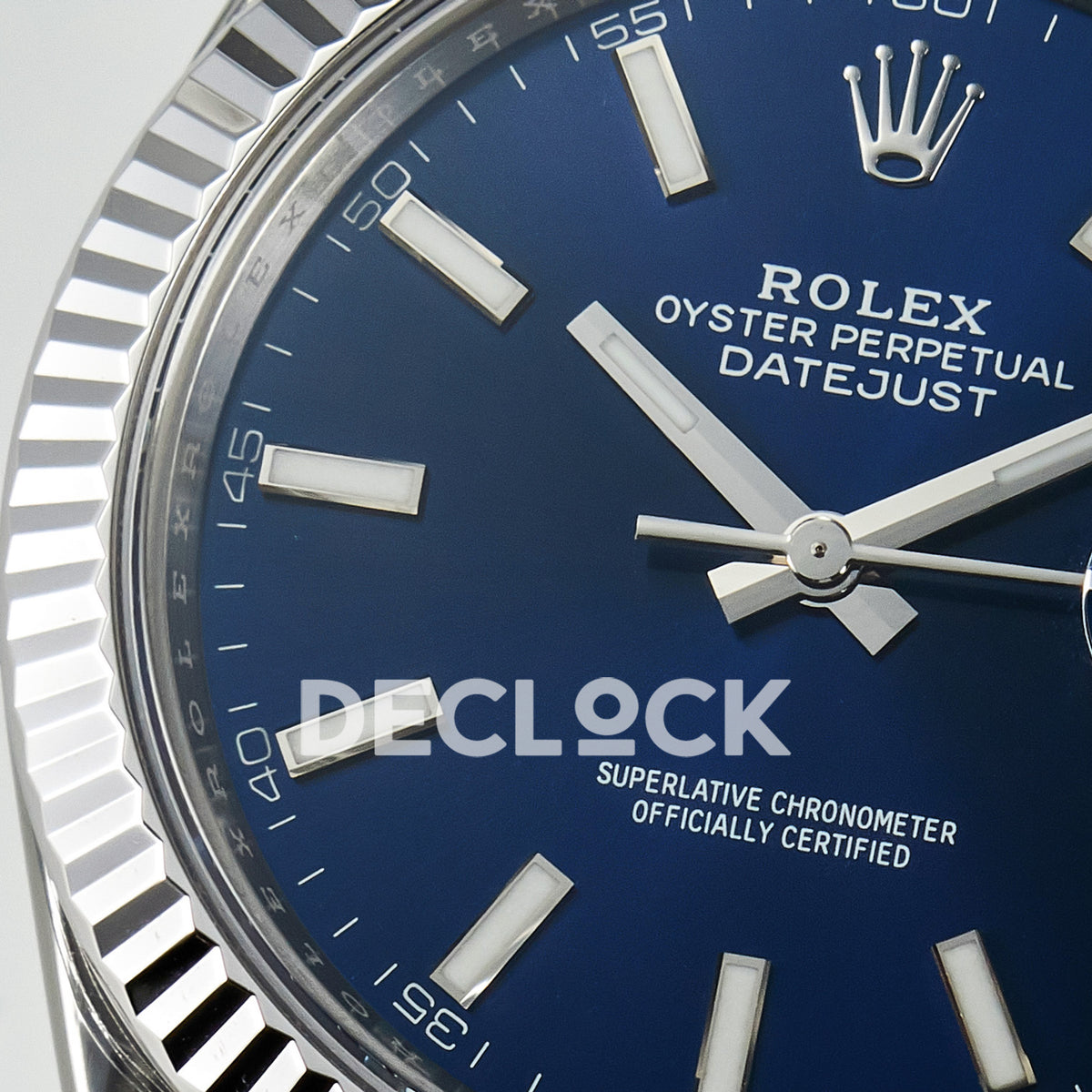 Rolex Datejust 41 126334 Blue VSF Jubilee — Μεγεθυντικός φακός ημερομηνίας