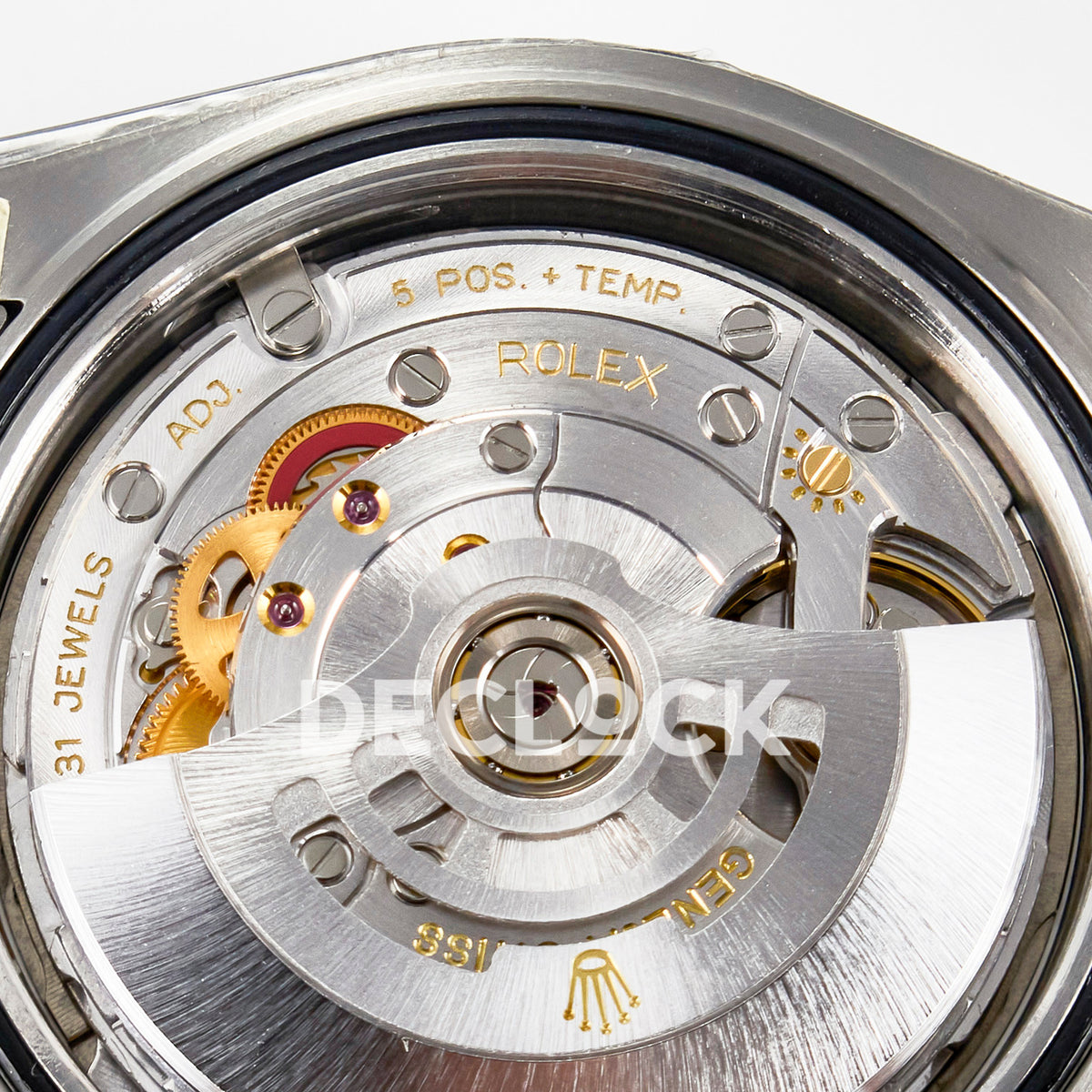 Rolex Datejust 41 126334 Blue VSF Jubilee — Λεπτομέρεια μηχανισμού 3235