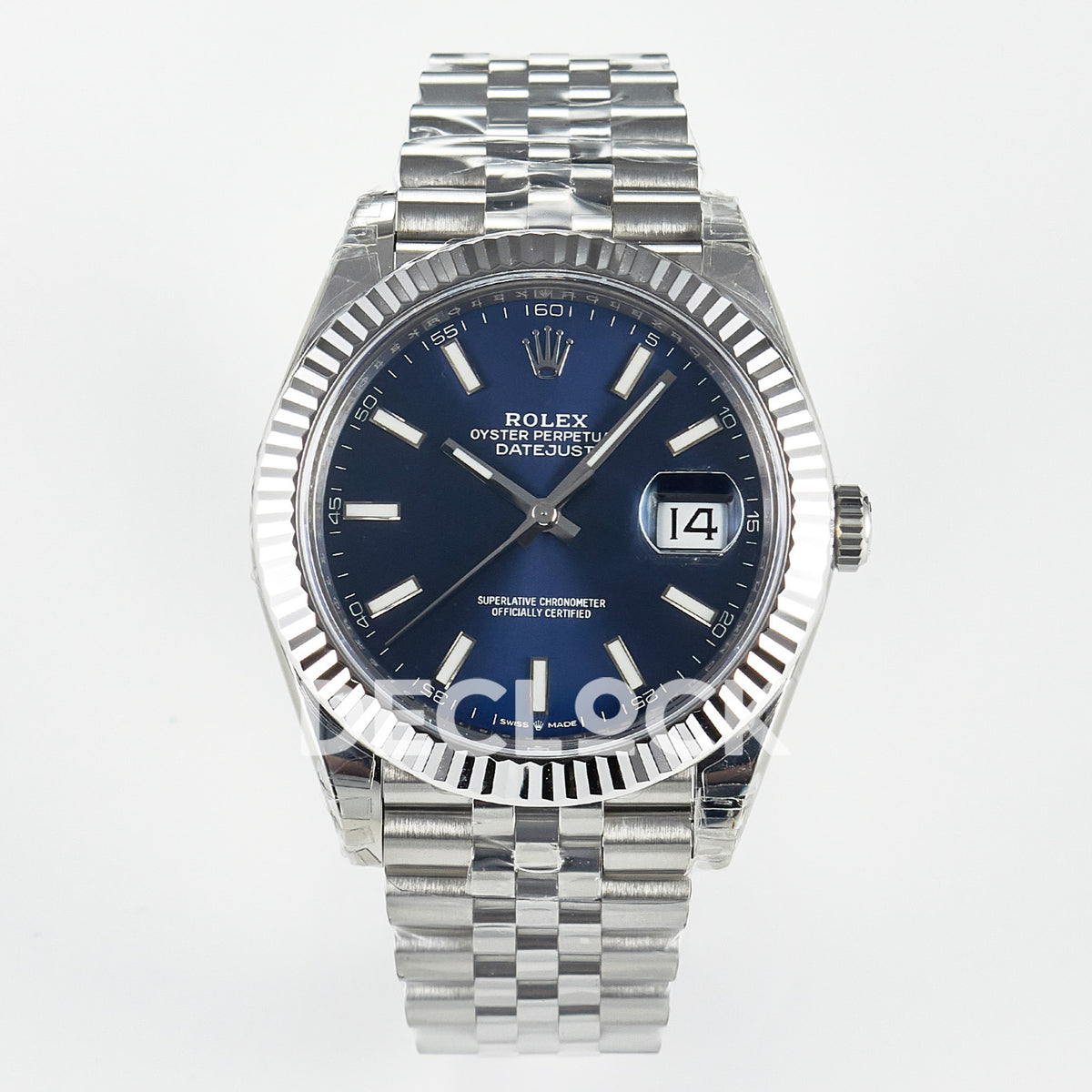 Rolex Datejust 41 126334 Blue VSF Jubilee — Μπροστινή όψη