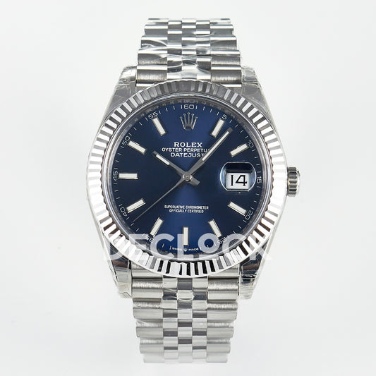 Rolex Datejust 41 126334 Blue VSF Jubilee — Μπροστινή όψη