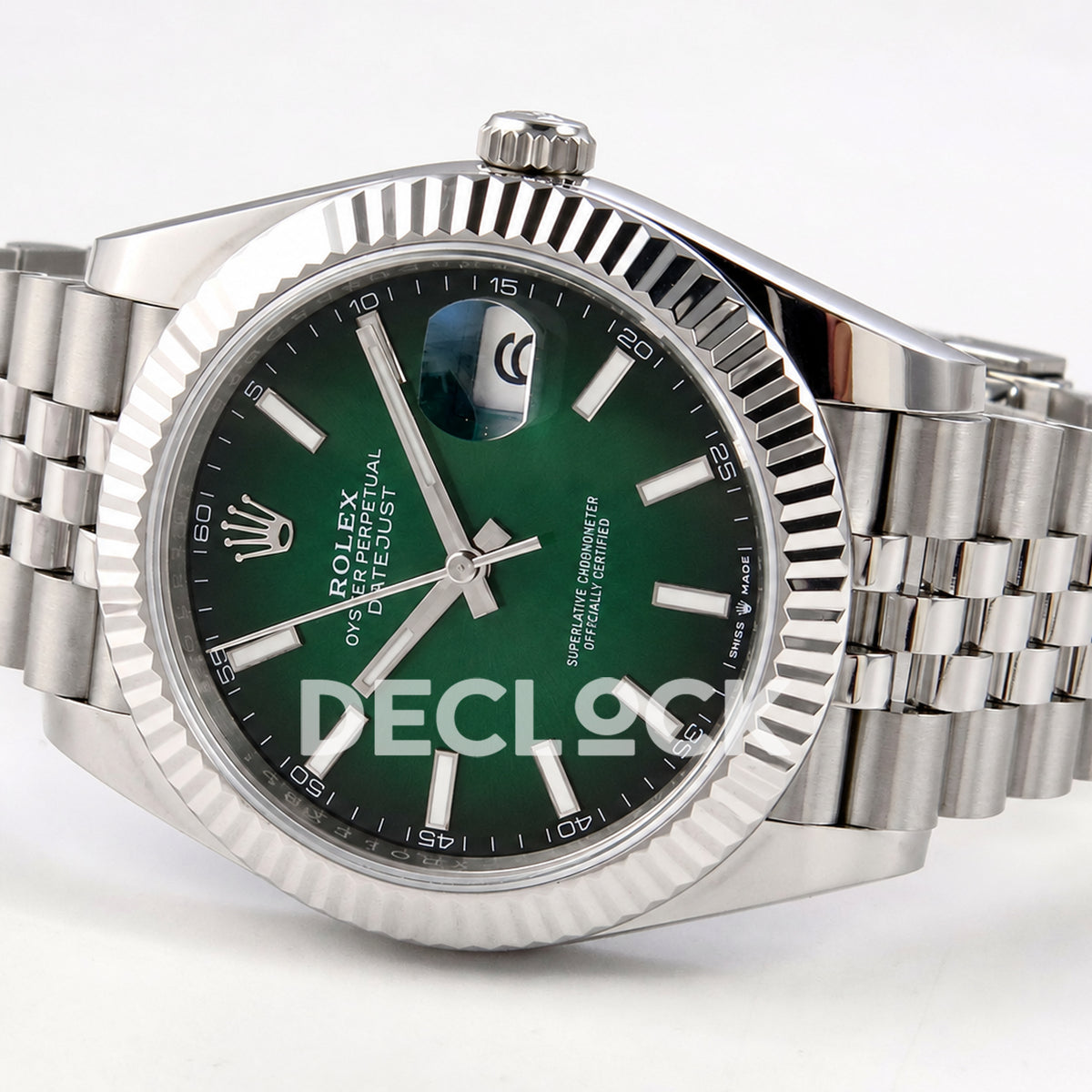 Rolex Datejust 41 126334 Green Ombre Jubilee EWEF Automatic