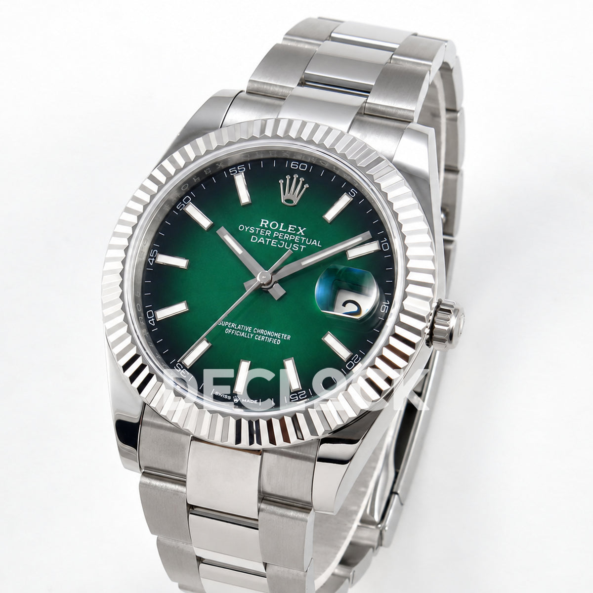 Rolex Datejust 41 126334 Green Ombre Oyster EWEF Automatic