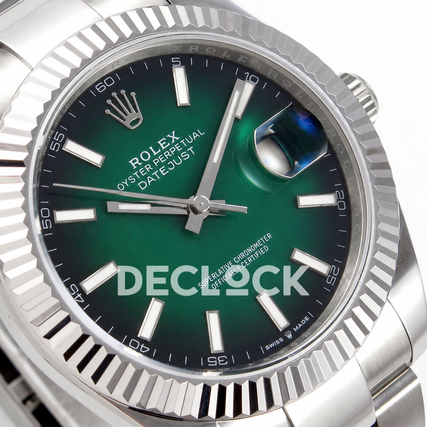 Rolex Datejust 41 126334 Green Ombre Oyster EWEF Automatic