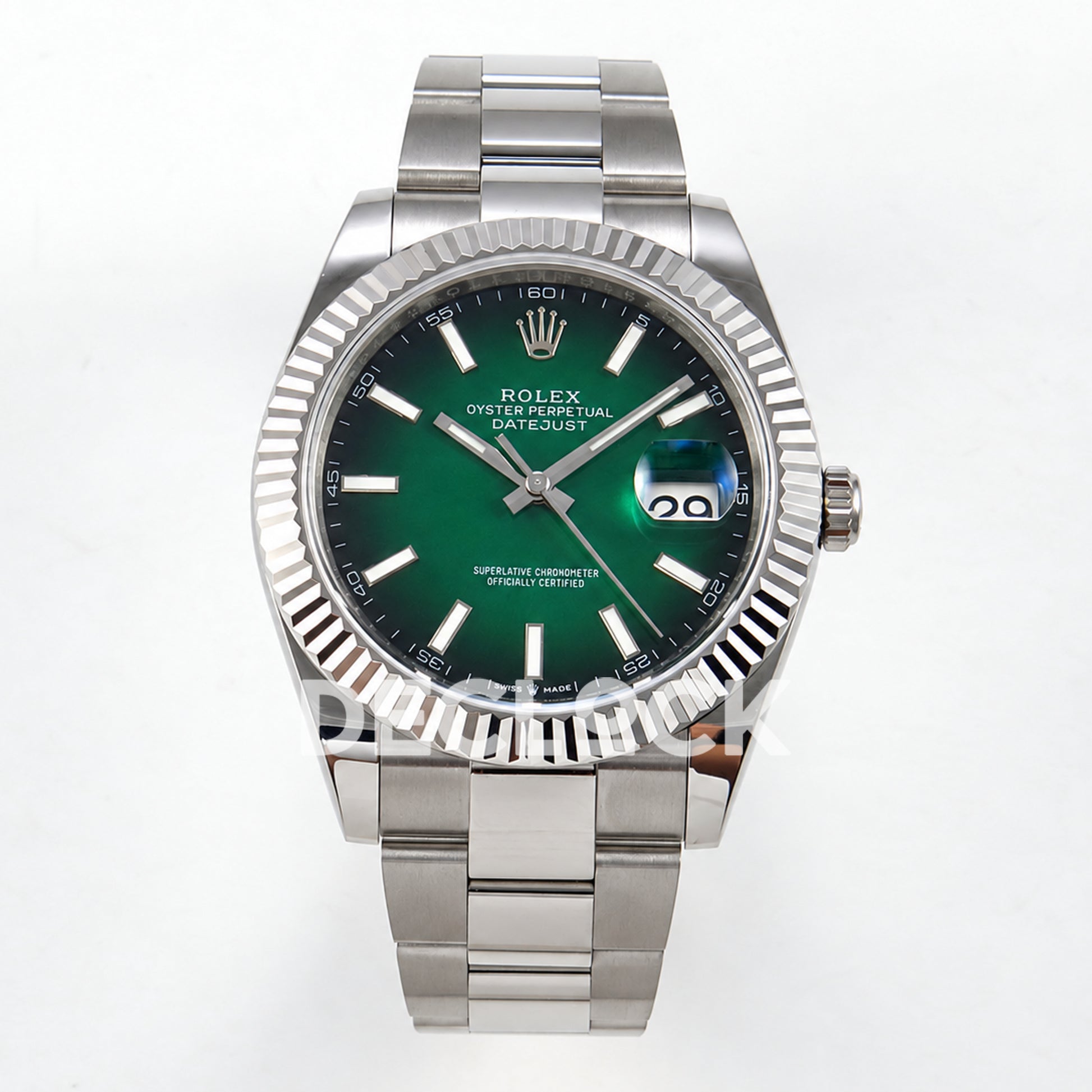Rolex Datejust 41 126334 Green Ombre Oyster EWEF Automatic