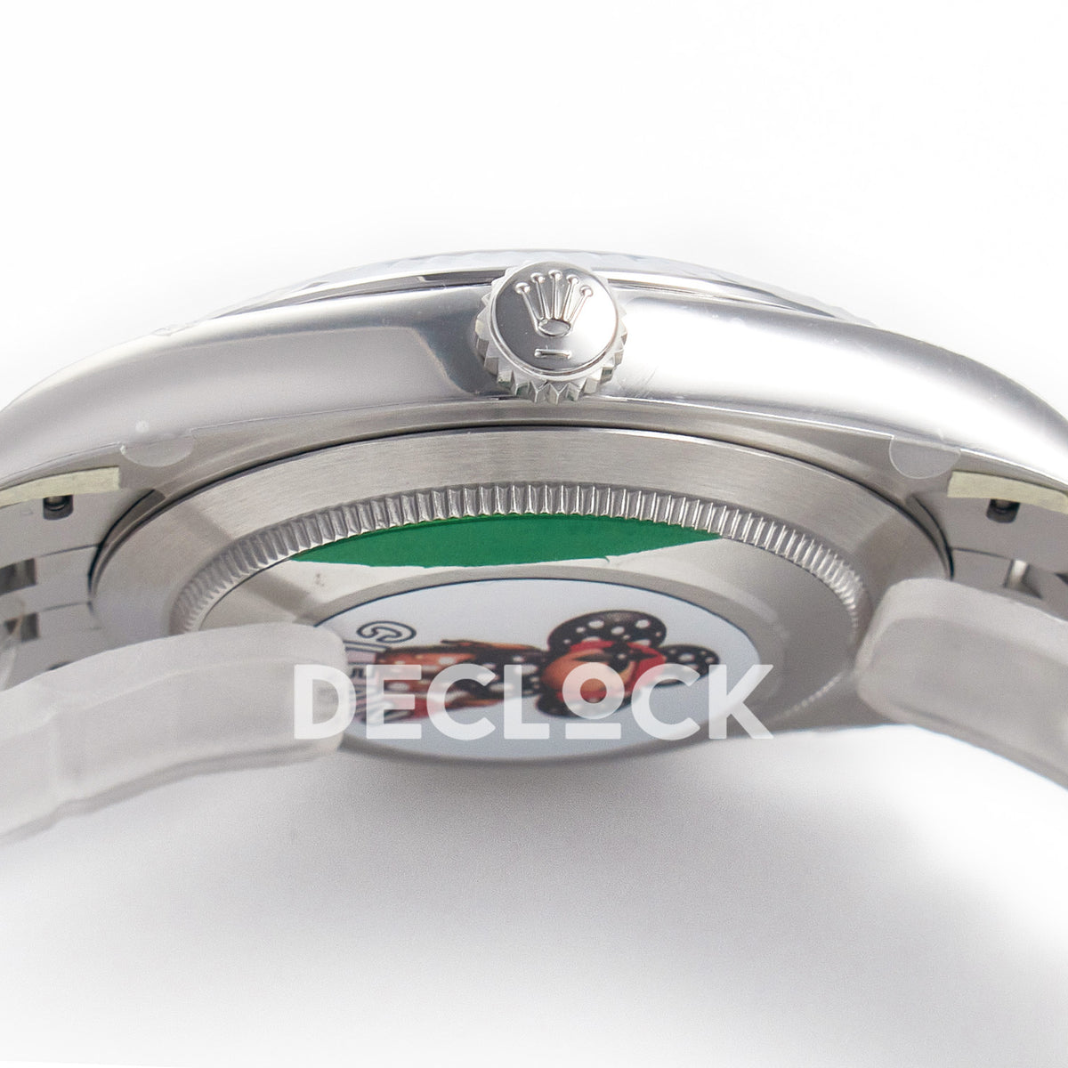 Rolex Datejust 41 126334 Grey Rhodium Clean Jubilee — Προφίλ κάσας και κορώνα