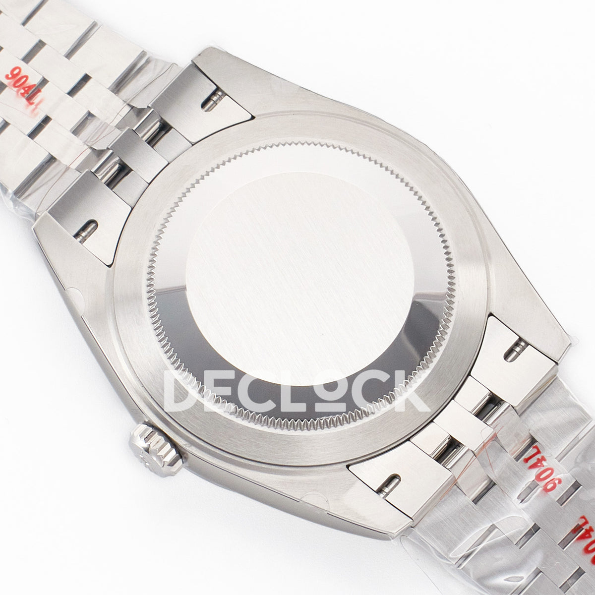 Rolex Datejust 41 126334 Grey Rhodium Clean Jubilee — Πίσω καπάκι