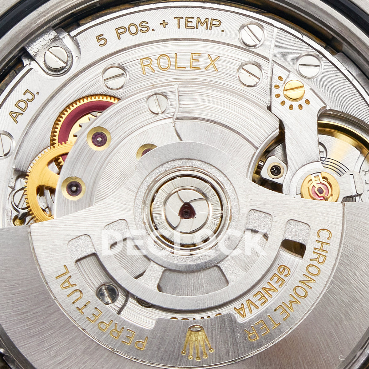 Rolex Datejust 41 126334 Grey Rhodium Clean Jubilee — Πίσω όψη μηχανισμού