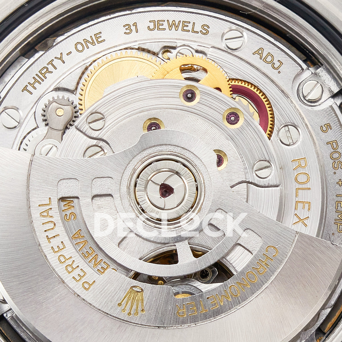 Rolex Datejust 41 126334 Grey Rhodium Clean Jubilee — Ρότορας μηχανισμού