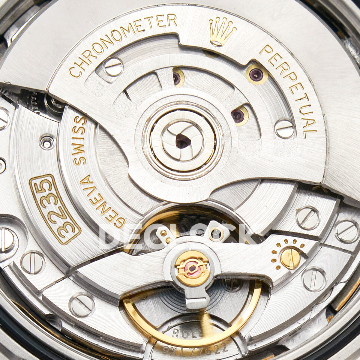 Rolex Datejust 41 126334 Grey Rhodium Clean Jubilee — Μηχανισμός σε κοντινή λήψη