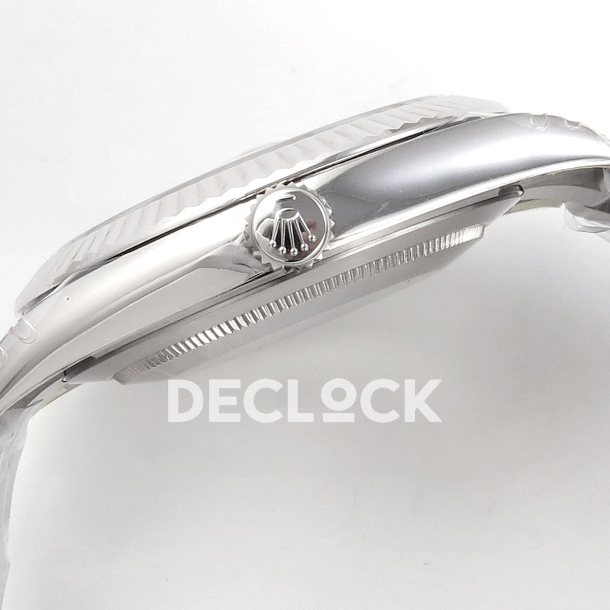 Rolex Datejust 41 126334 VSF Grey Stick Dial Oyster VS3235 V2s replica - crown side