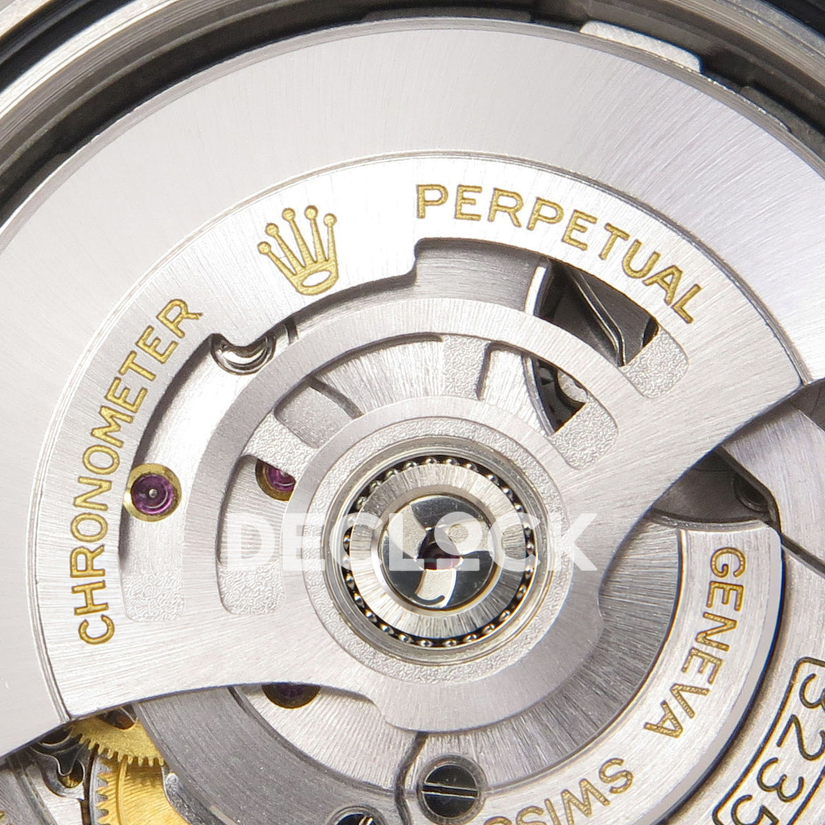 Rolex Datejust 41 126334 VSF Grey Stick Dial Oyster VS3235 V2s replica - rotor closeup