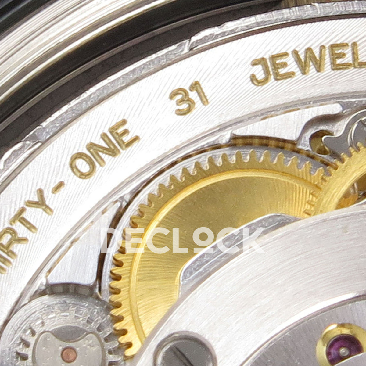 Rolex Datejust 41 126334 VSF Grey Stick Dial Oyster VS3235 V2s replica - movement jewel detail