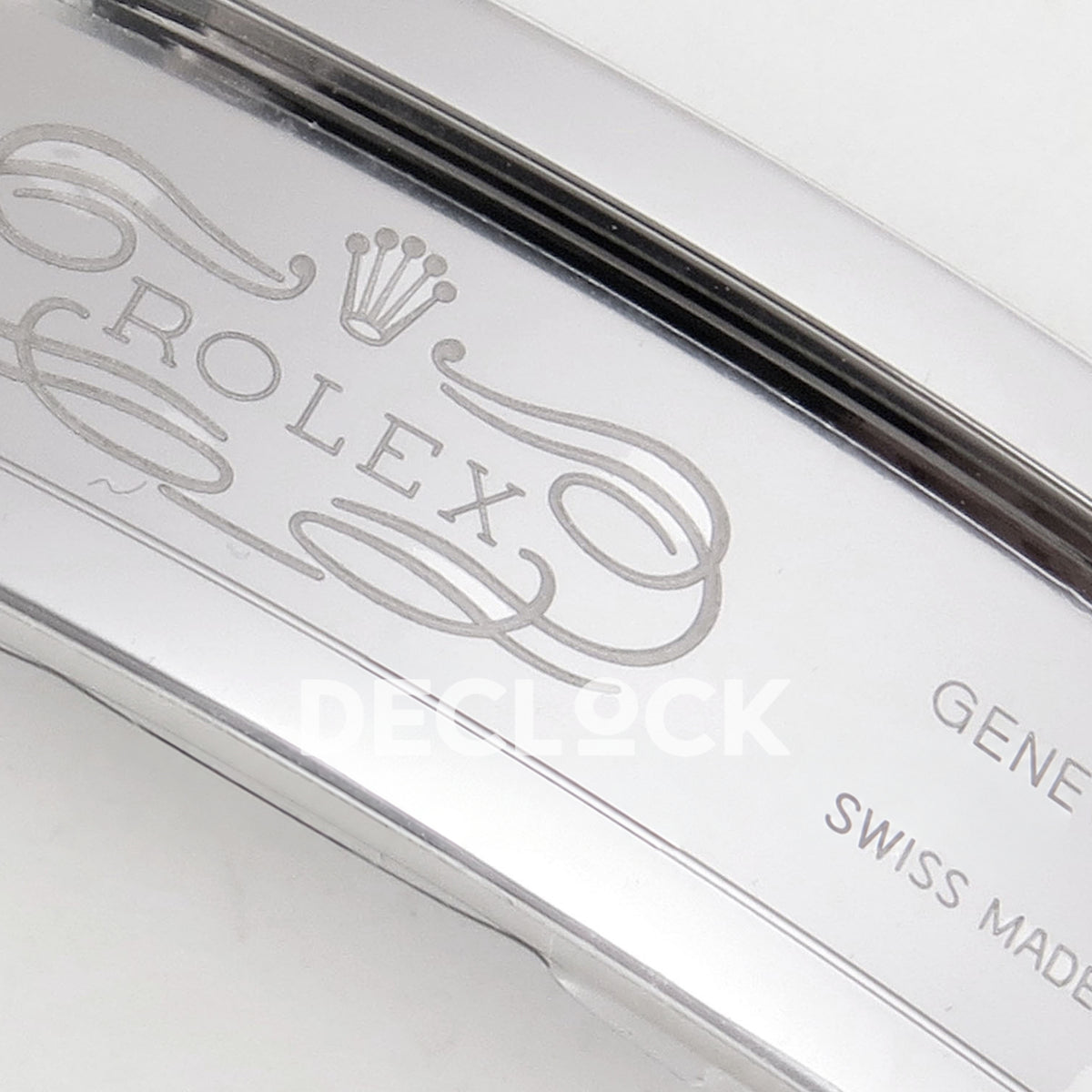 Rolex Datejust 41 126334 VSF Grey Stick Dial Oyster VS3235 V2s replica - clasp engraving
