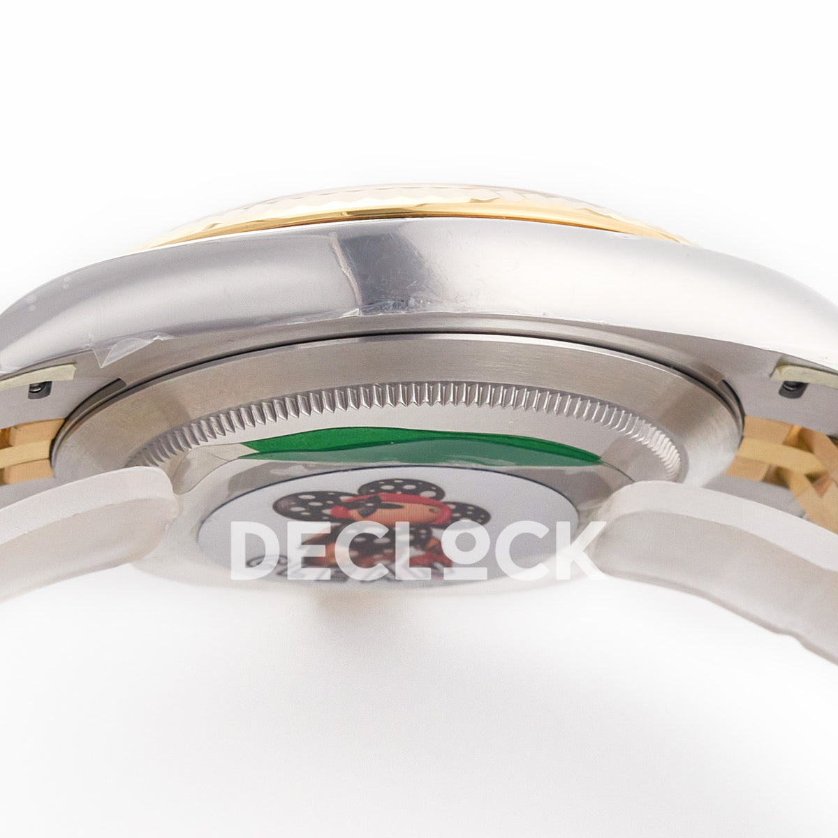 Rolex Datejust 41 Black Yellow Gold Clean Jubilee — Προφίλ κάσας