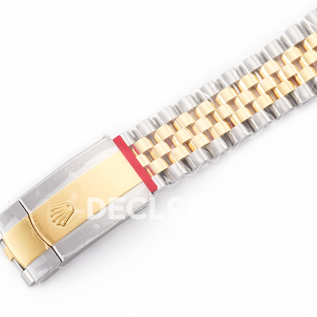 Rolex Datejust 41 Black Yellow Gold Clean Jubilee — Μπρασελέ και εξωτερικό κουμπώματος