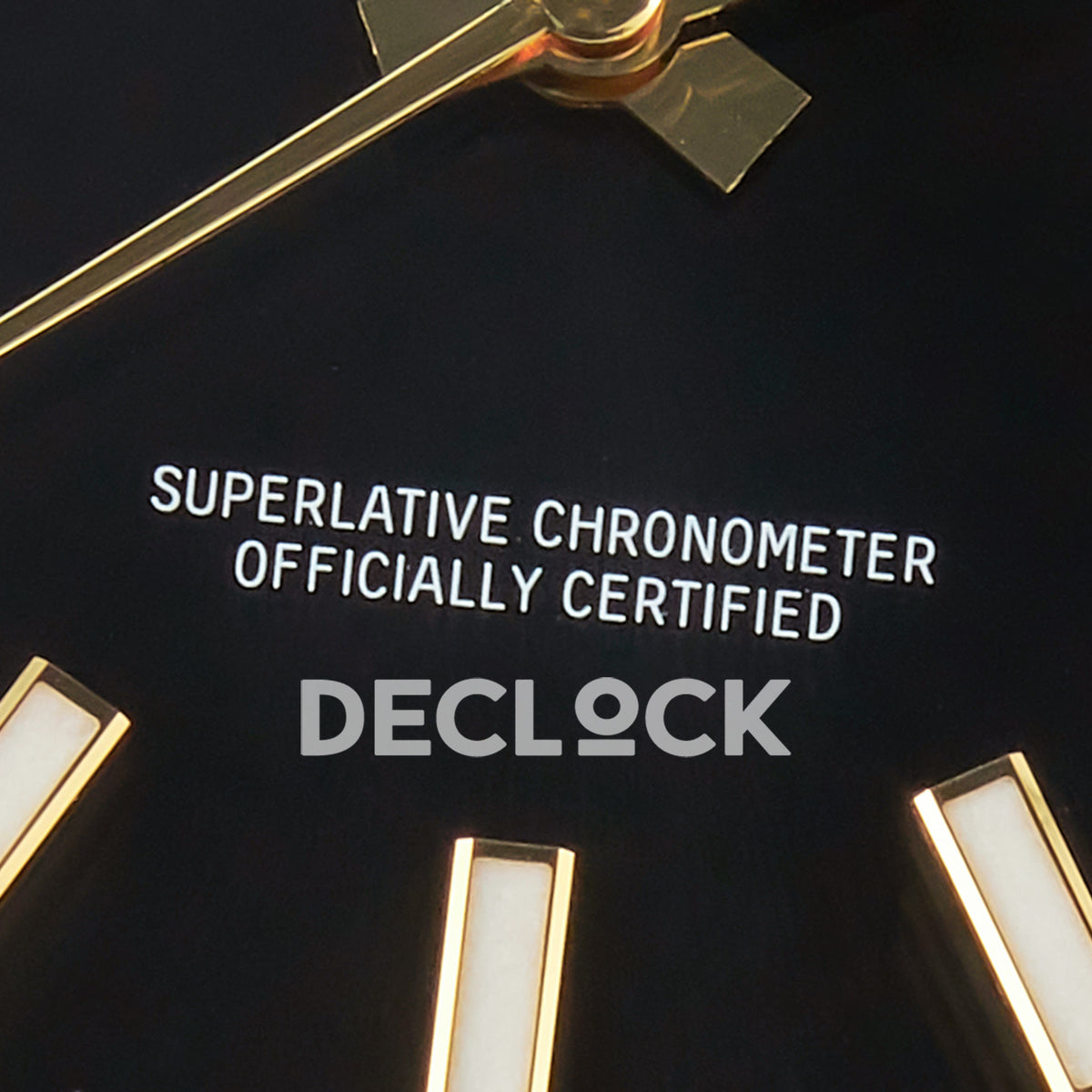 Rolex Datejust 41 Black Yellow Gold Clean Oyster — Κάτω μέρος καντράν