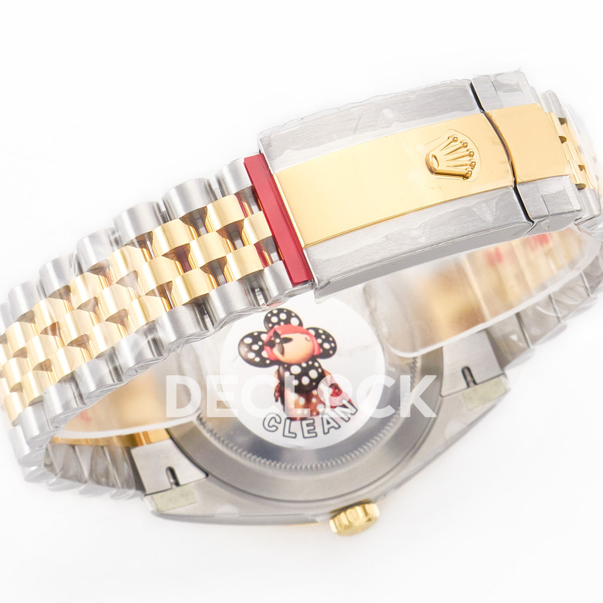 Rolex Datejust 41 MOP Diamond Yellow Gold Clean Jubilee — Κλειστό μπρασελέ και κούμπωμα