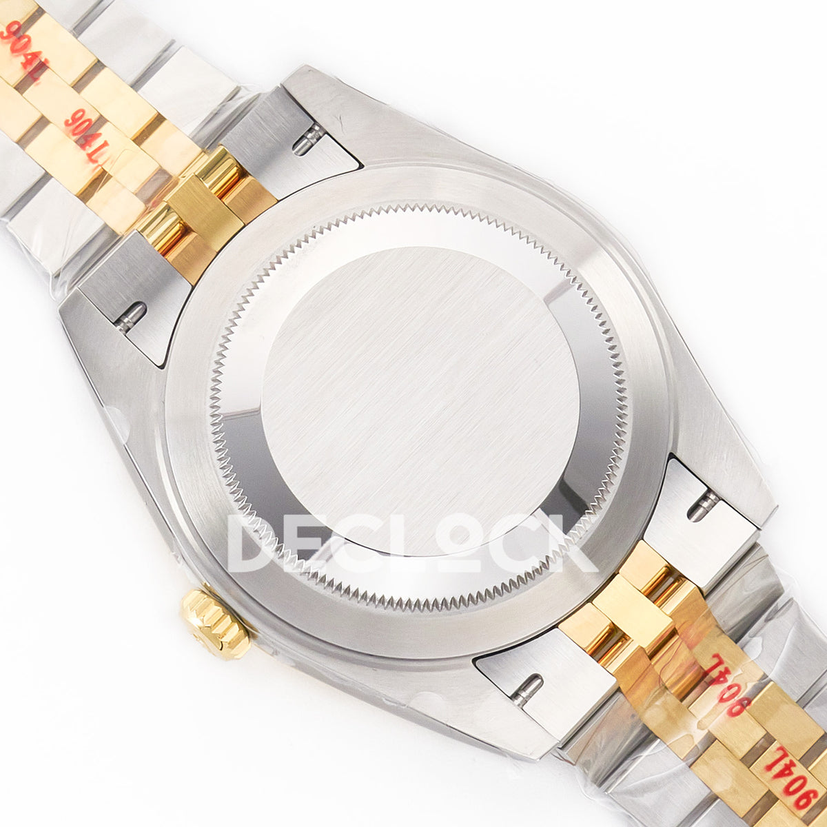 Rolex Datejust 41 MOP Diamond Yellow Gold Clean Jubilee — Πίσω καπάκι
