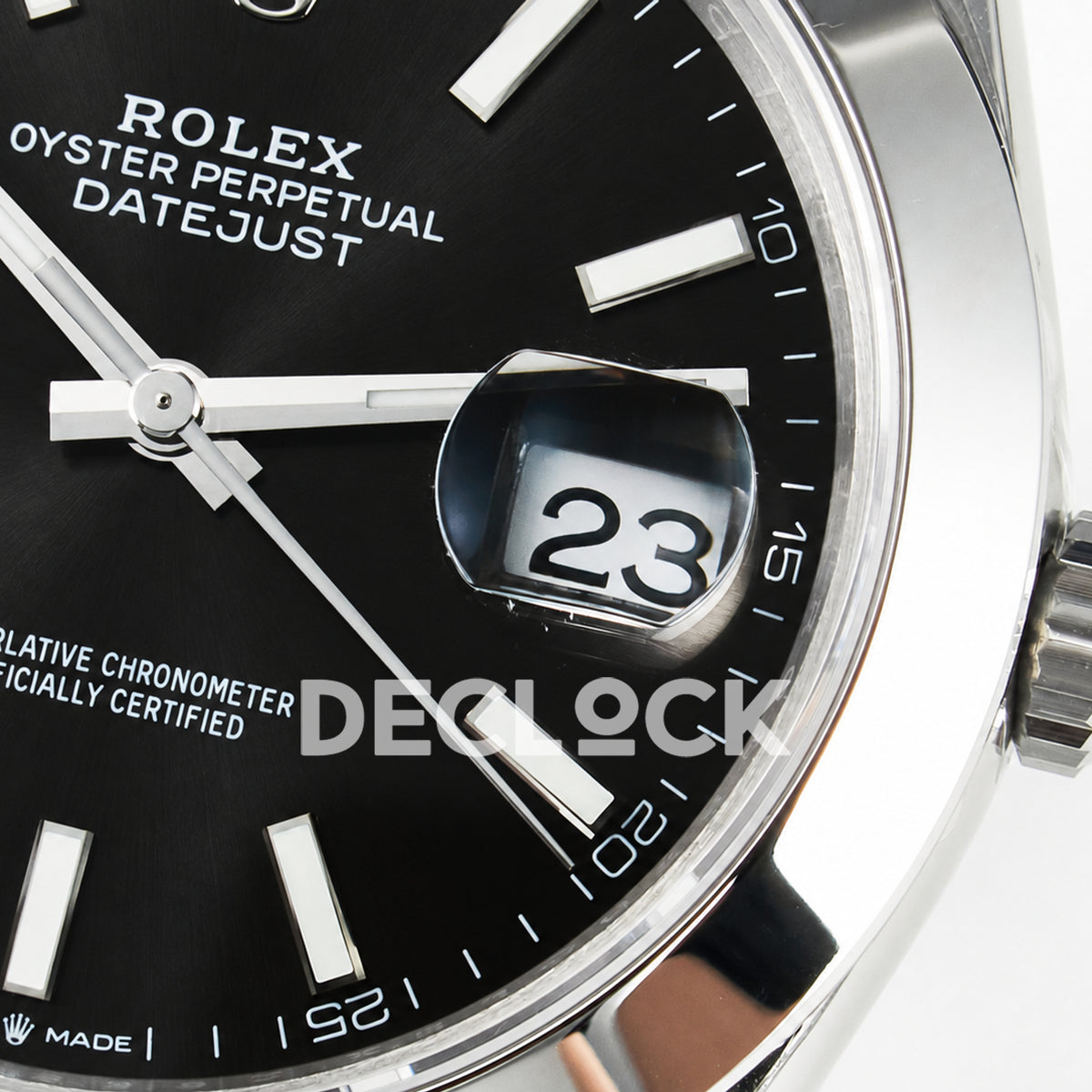 Rolex DateJust 41 126334 904L SS VSF Gray Dial on Oyster Bracelet VS3235 Replica Watch