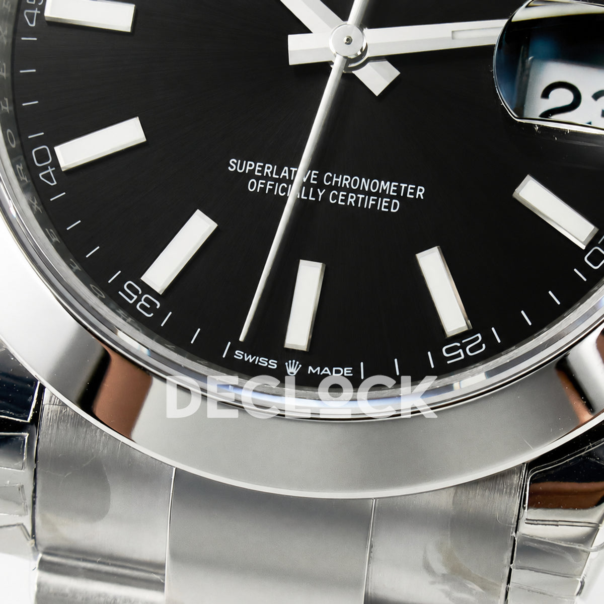 Rolex DateJust 41 126334 904L SS VSF Gray Dial on Oyster Bracelet VS3235 Replica Watch