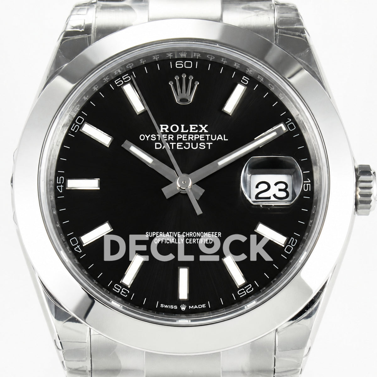 Rolex DateJust 41 126334 904L SS VSF Gray Dial on Oyster Bracelet VS3235 Replica Watch