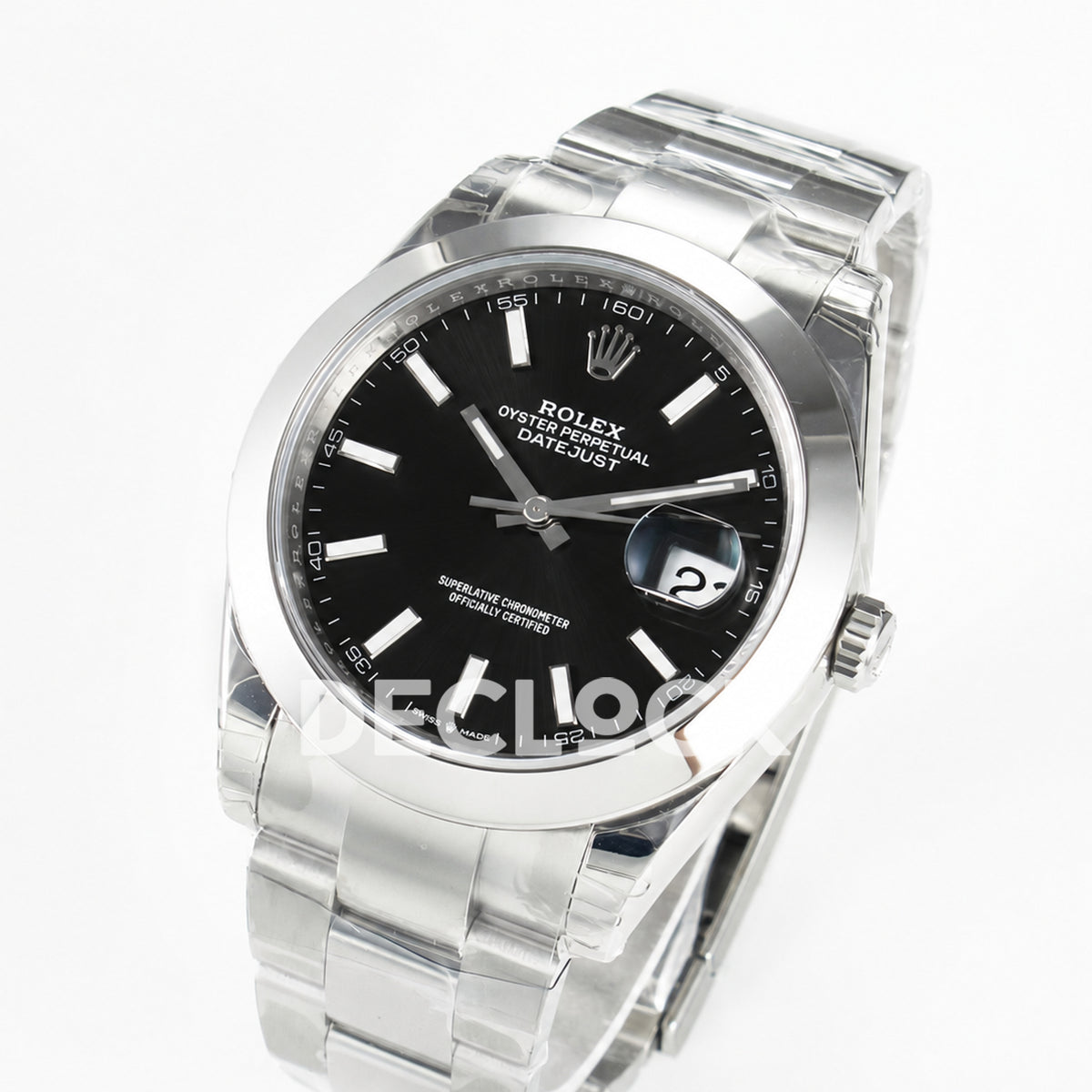 Rolex DateJust 41 126334 904L SS VSF Gray Dial on Oyster Bracelet VS3235 Replica Watch