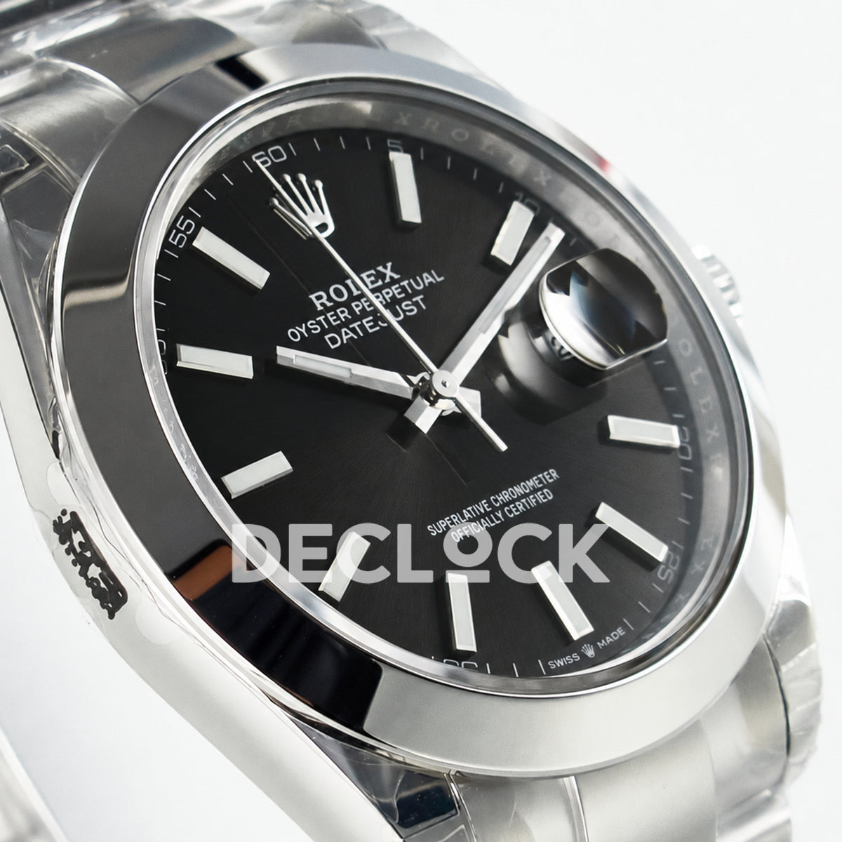 Rolex DateJust 41 126334 904L SS VSF Gray Dial on Oyster Bracelet VS3235 Replica Watch