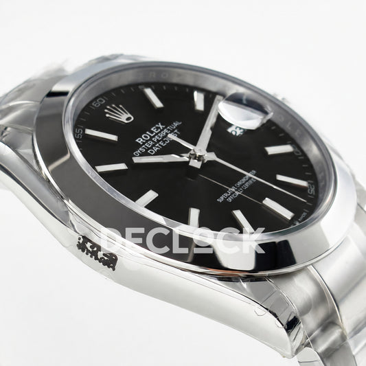 Rolex Datejust 41mm 126334 904L SS VSF Black Dial on Oyster Bracelet VS3235 Replica