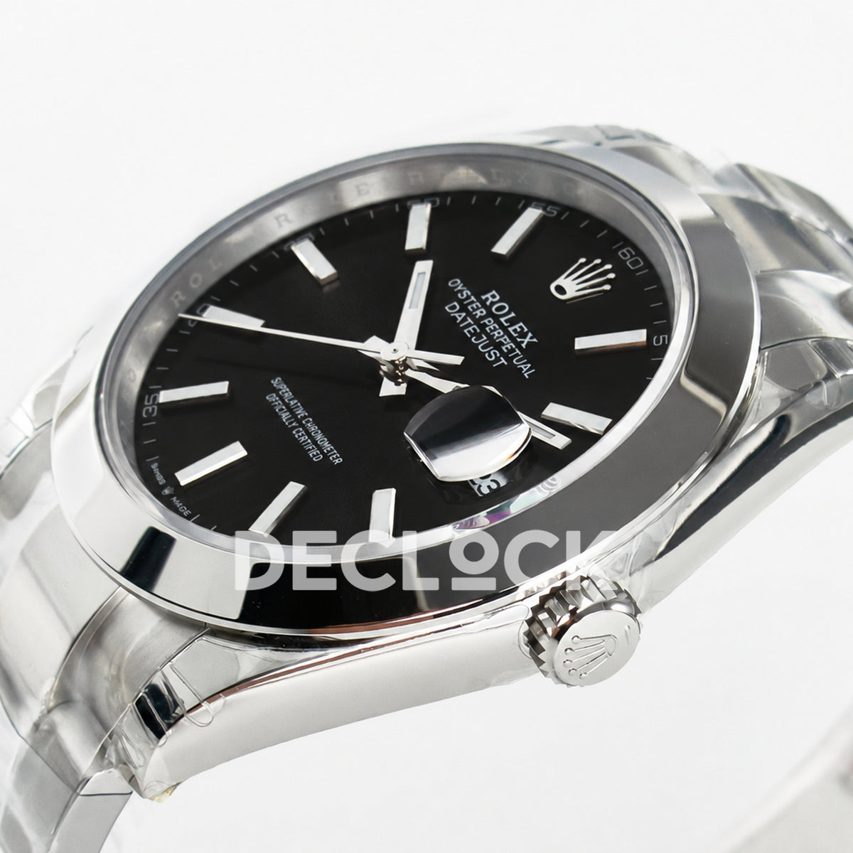 Rolex DateJust 41 126334 904L SS VSF Gray Dial on Oyster Bracelet VS3235 Replica Watch