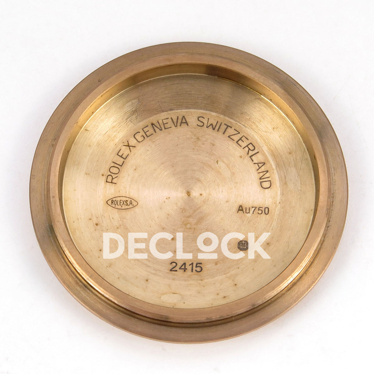 Rolex Day-Date 40 228235 QF Chocolate Gem Dial President JH3255 V9 replica - caseback interior