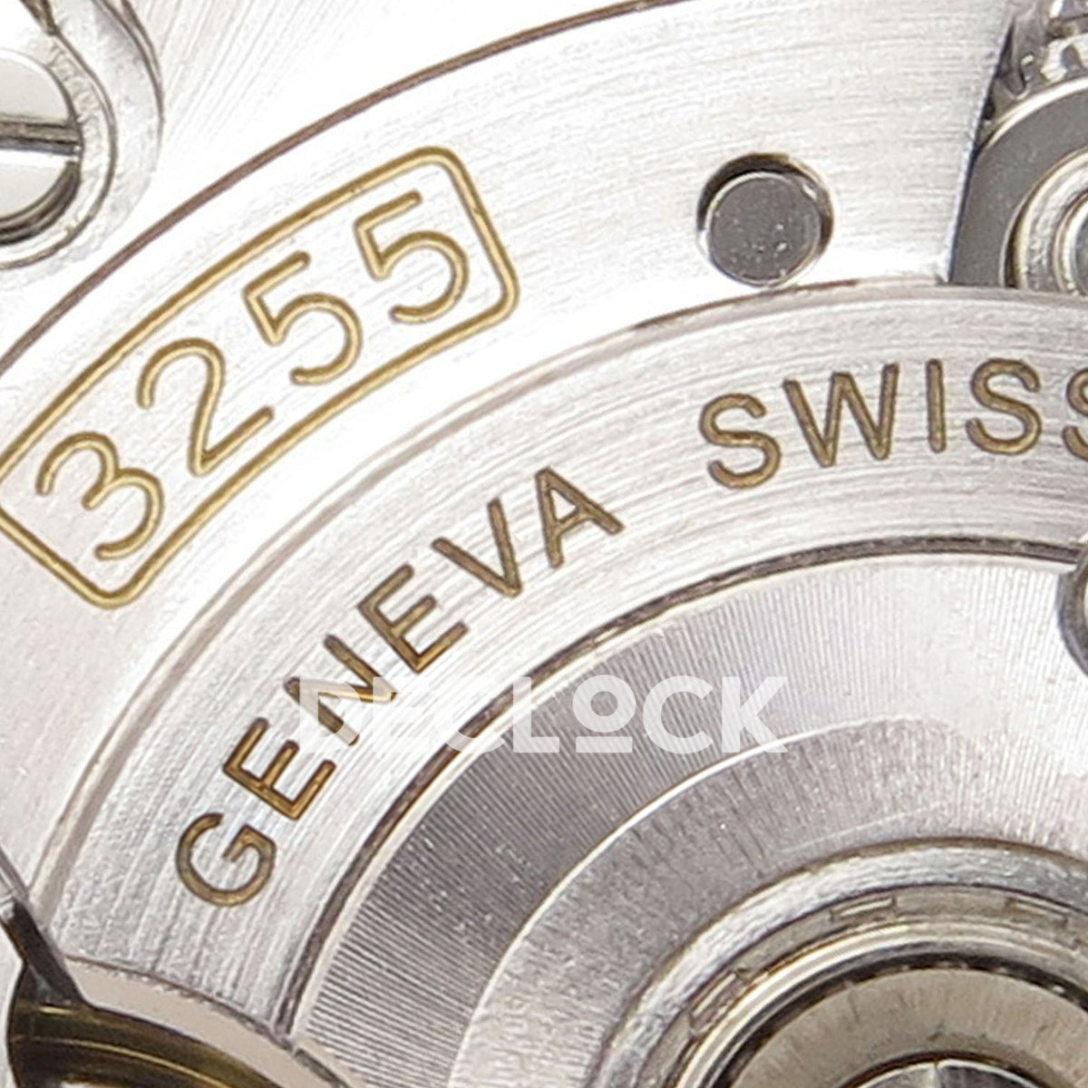 Rolex Day-Date 40 228235 QF Chocolate Roman Dial President JH3255 V9 replica - calibre engraving