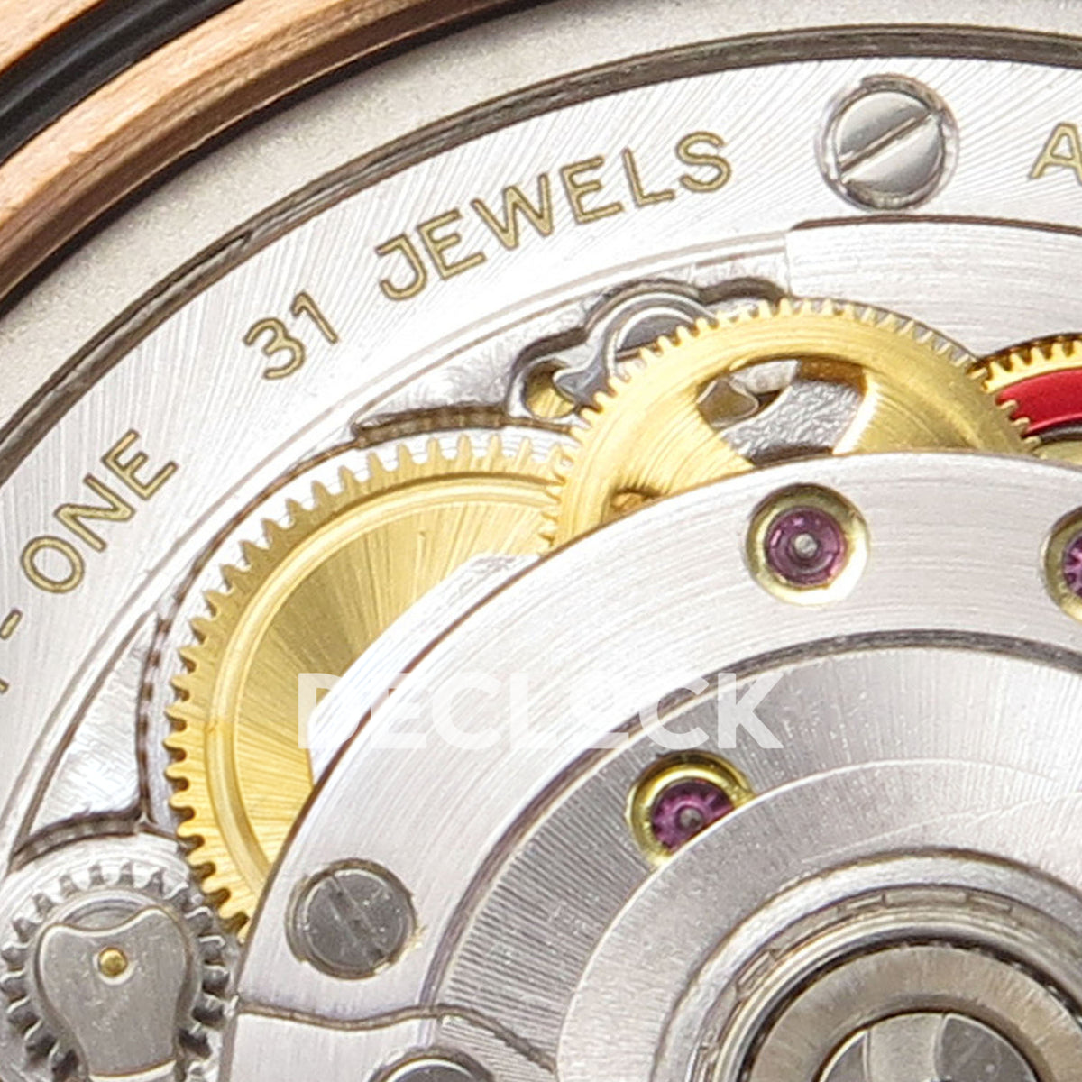 Rolex Day-Date 40 228235 QF White MOP Gem Dial President JH3255 V9 replica - jewel detail