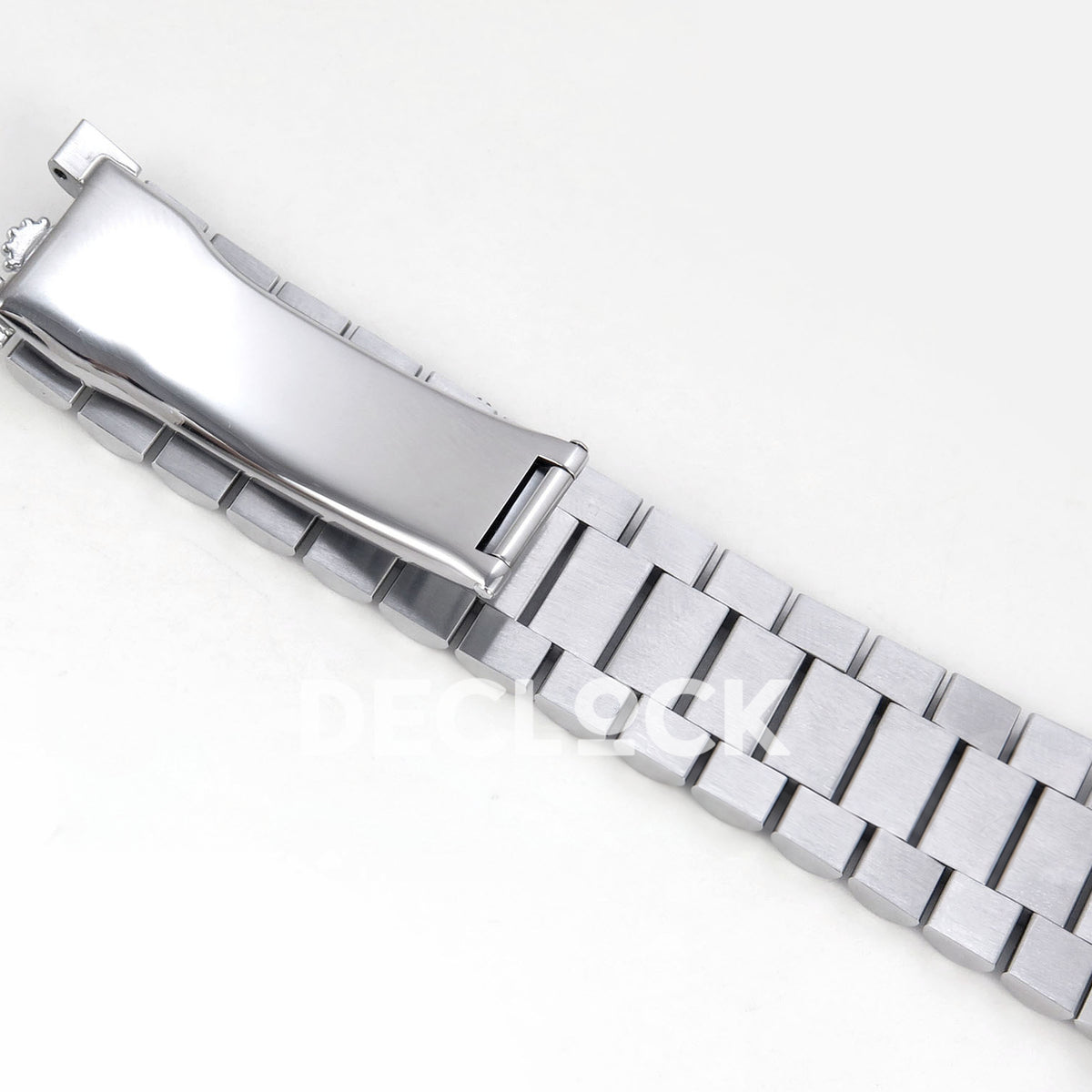 Rolex Day-Date 40 228236 QF Ice Blue Gem Dial Steel President JH3255 V9 replica - clasp exterior