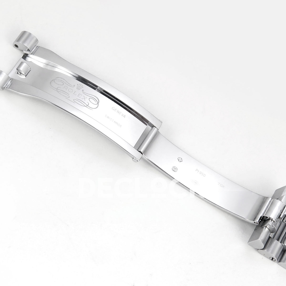 Rolex Day-Date 40 228236 QF Ice Blue Roman Steel President JH3255 V9 replica - clasp open