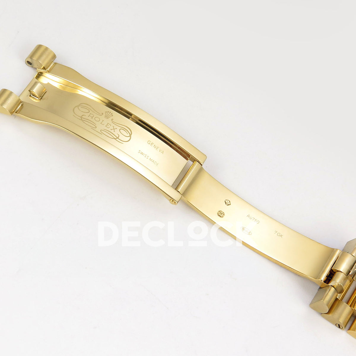 Rolex Day-Date 40 228238 QF Pave Dial Pink Markers President JH3255 V9 replica - open clasp