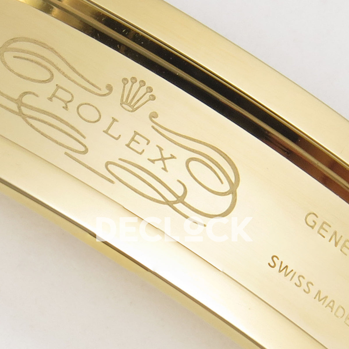 Rolex Day-Date 40 228238 QF Pave Dial Pink Markers President JH3255 V9 replica - clasp engraving