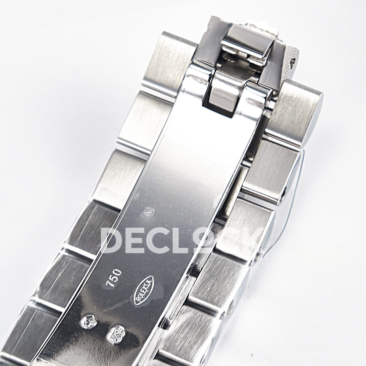 Rolex Day-Date Custom Puzzle 128239 Turquoise QHF A2834 replica - clasp underside