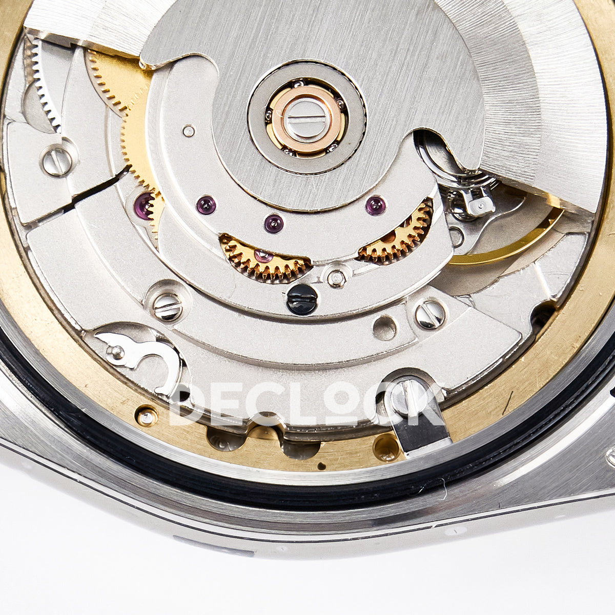 Rolex Day-Date Custom Puzzle 128239 Turquoise QHF A2834 replica - movement bottom