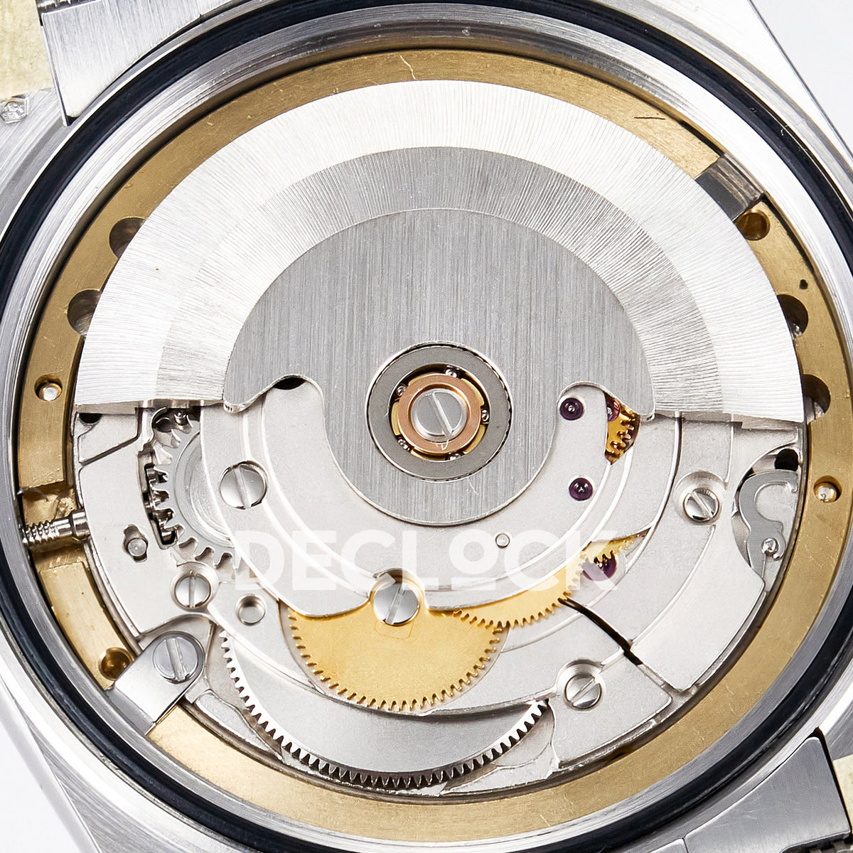 Rolex Day-Date Custom Puzzle 128239 Turquoise QHF A2834 replica - rotor detail